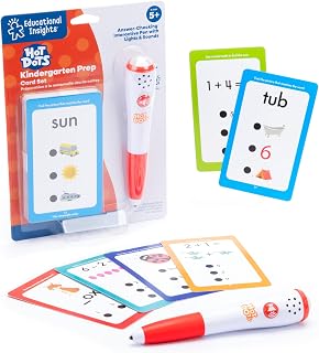 Educational Insights Hot Dots Kindergarten Prep Set - Kids Flash Cards