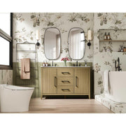 Honey Brown Millie Bathroom Vanity by by Elegant Lighting – Solid wood and MDF, Honey Brown, Model VF29354DMHB