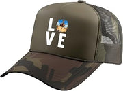 Emus Emu Trucker Hat with Adjustable Mesh Back