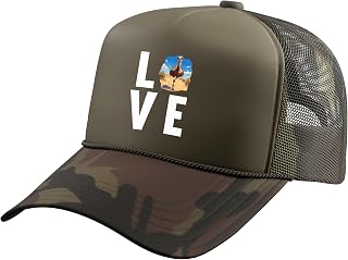 Emus Emu Trucker Hat with Adjustable Mesh Back