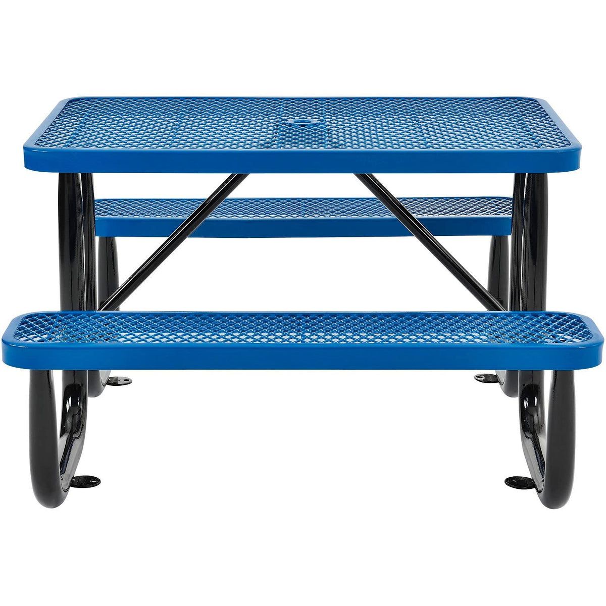 Global Industrial Blue / 48" L x 62" W x 29.5" H / Industrial Picnic Tables