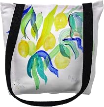 Betsy Drake TY1112S 13 x 13 in. Lemon Tree Small Tote Bag