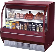 Turbo Air (TCDD-48-2-L) - 48" Curved Glass Low Profile Refrigerated Bakery/Deli Case