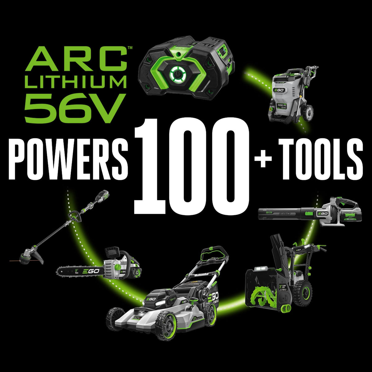 EGO Power+ 1400W w/(2) 6.0Ah Batteries / 1 Generators