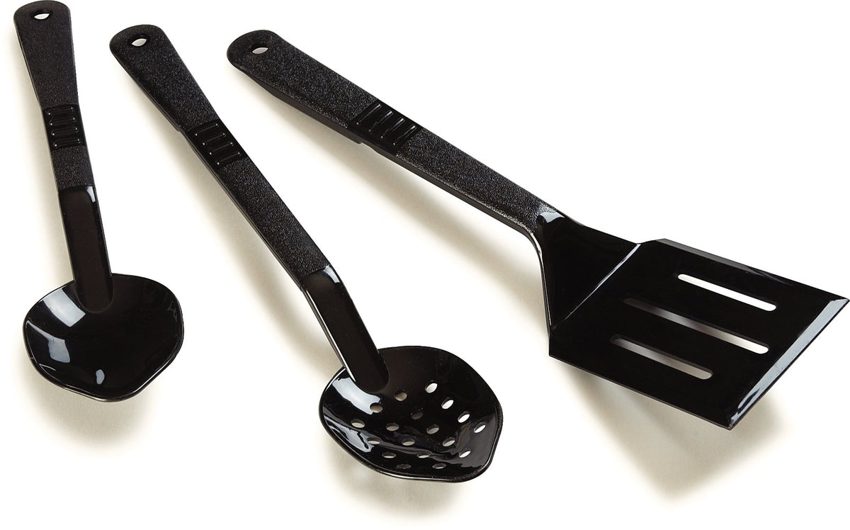Carlisle FoodService Products Black / 1 Count (Pack of 5) / Contemporary Tablespoons