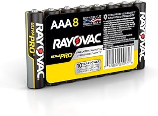 Rayovac Ultra Pro Alkaline AAA Batteries, 8 Pack