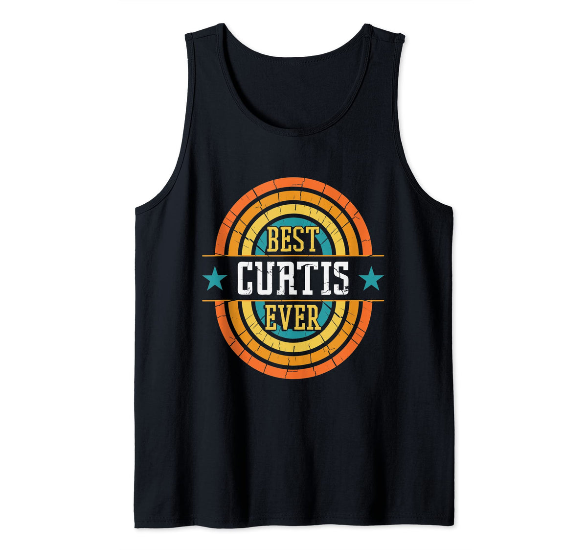 Best Curtis Ever - Funny Curtis Name Tank Top by Curtis Name Shirts & Gifts – Black