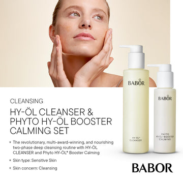 HY-OL Cleanser & Phyto HY-OL Booster Calming Set by BABOR – Commercial Grade
