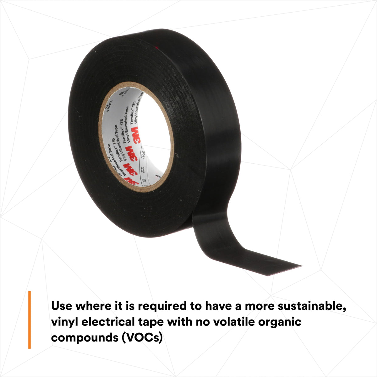 3M Black / 3/4 in x 60 ft / 10 Rolls Electrical Tape