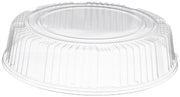 CaterLine Plastic Round Dome Lid by WNA – 14", PET # 1, Clear, Pack of 25, Model A14PETDM