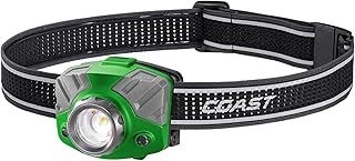 COAST FL75R Rechargeable 530 Lumen Dual Color Focusing LED Headlamp, Green