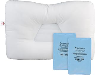 Core Products Tri-Core Cervical Pillow, Firm, Full Size Soft Comfort CorPak, 2 Pack, 6"x10"