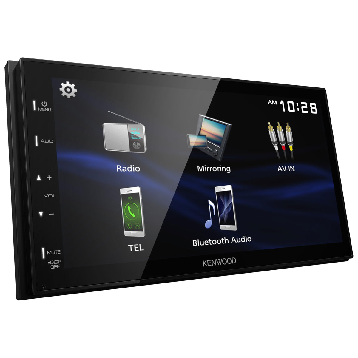 6.8" Capacitive Touchscreen Digital Multimedia Receiver by Kenwood – Model DMX150BT