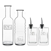 Glassware Set by Luigi Bormioli – 4 piece set, 1 liters, Glass, Clear, Pack of 4