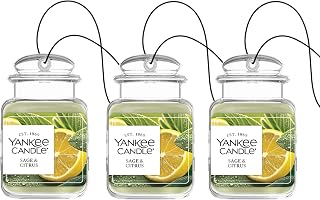 Yankee Candle Car Jar, Sage & Citrus (Pack of 3)