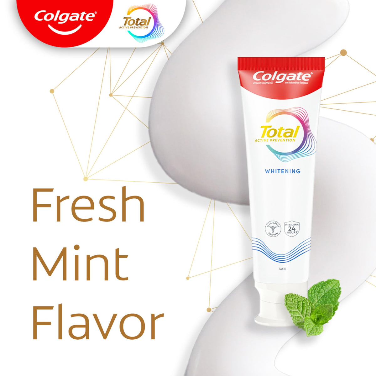 Total Whitening Fluoride Toothpaste by Colgate – 5.1 Ounce (Pack of 1), White, Model 61021533