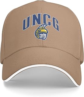 UNC Greensboro Spartans Unisex Baseball Caps Sandwich Caps Dad Hat Casual Hat Natural