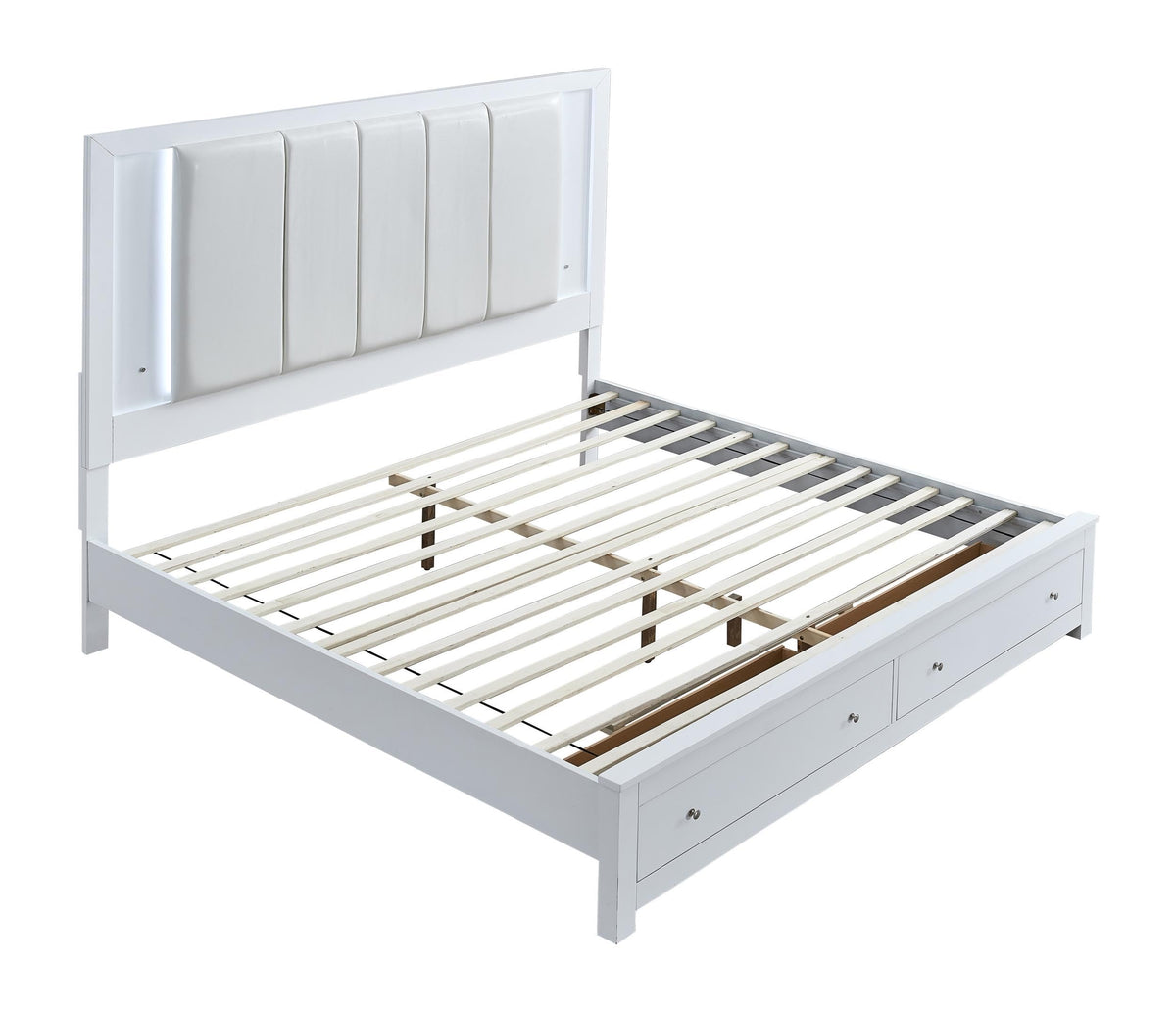 Full Bed White by Glory Furniture – Wood, White, Model G2490F-FB5