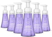 Method Foaming Hand Wash, French Lavender - Leaves Hands Feeling Soft & Clean, Notes of Lavender, Bergamot & Chamomile, 10 fl oz, 6 pack