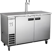 Maxx-Cold MXBD48-1SHC 47.5-Inch-Wide Beer Single Tower/Dispenser in Stainless Steel with 10.5 cubic feet (297L) storage capacity