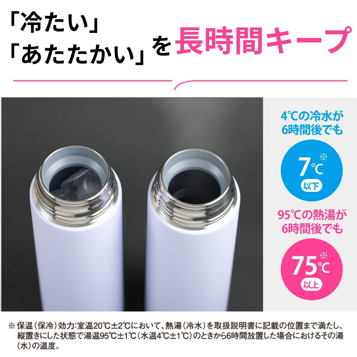 Mahobin Stainless Steel Mug Water Bottle by Zojirushi – 720ml, 0.72 liters, Stainless Steel, icy purple, Pack of 16