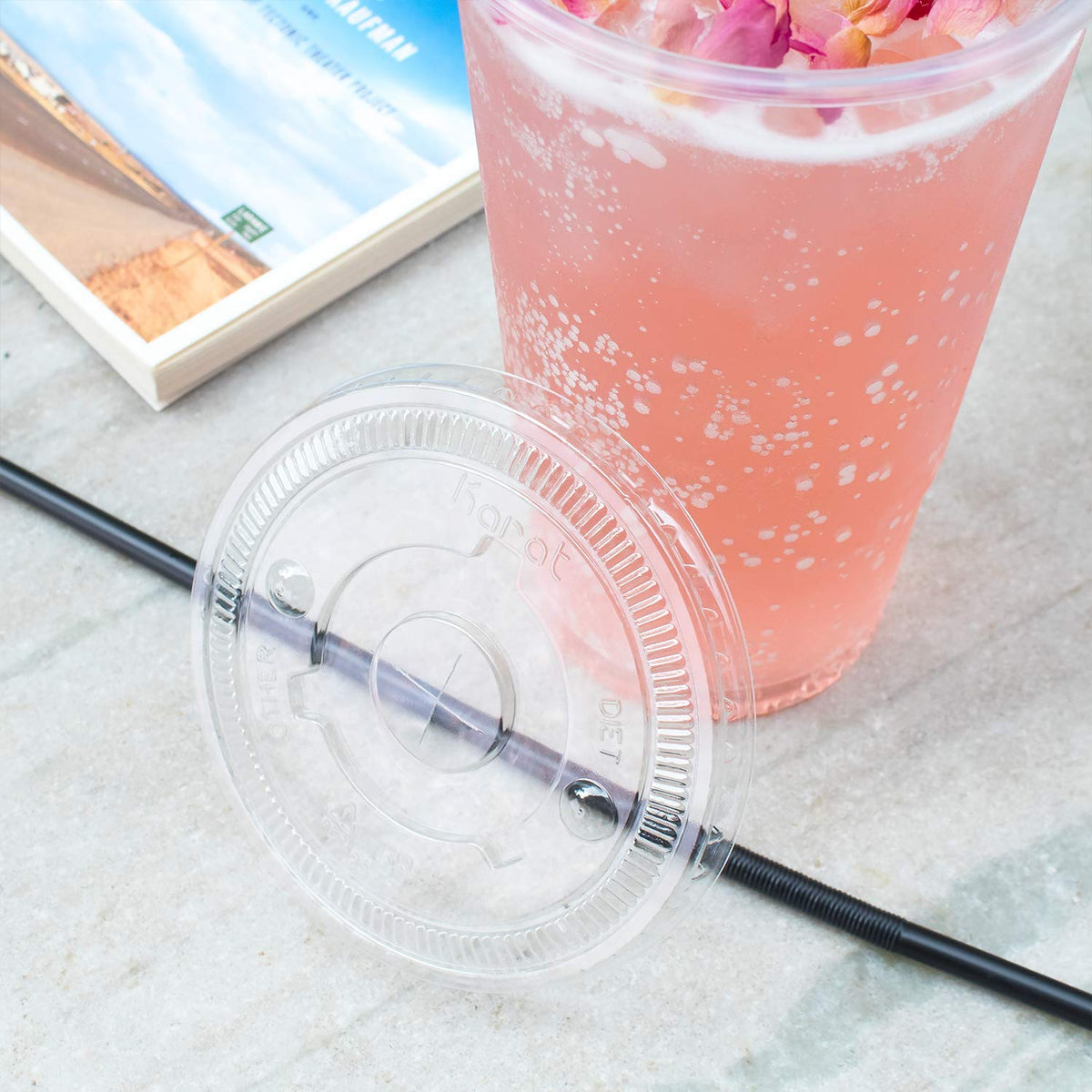 Karat 104.5 mm / Clear / Lids Cups