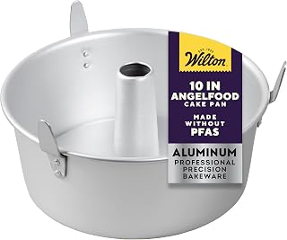 Wilton Aluminum Angel Food Tube Cake Pan, Made Without PFAS, 10 in.