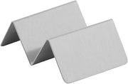 American Metalcraft MTSH1 Mini Taco Holders, 2" Length x 2.85" Width, Silver