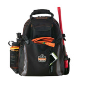 Arsenal 5843 Tool Backpack Dual Compartments by Ergodyne – Standard, Polyester, Black, Model 13743