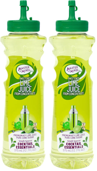 Cocktail Essentials Sweetened Lime Juice by MASTER OF MIXES – 12.7 Fl Oz (Pack of 2), No Color, Pack of 2