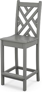 Polywood Chippendale Counter Chair, Slate Grey