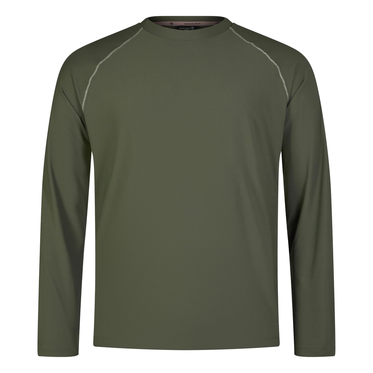 Mens SulTrac Long Sleeve Cycling Tee Thyme by Endura – XX-Large, Polyester, Thyme, Model MSultracLSTee1.0