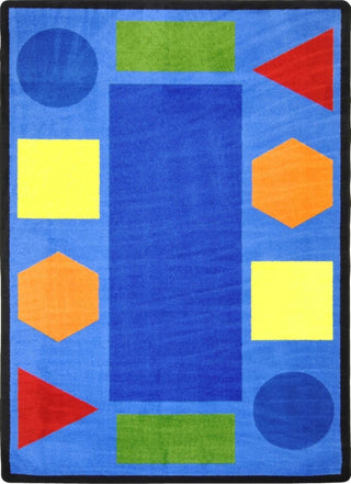 Sitting Shapes Rug by Joy Carpets – 13'2" (Round), Nylon, Multi Color, Model 1671XLE