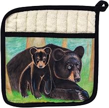 Betsy Drake PT219 Bear & Cub Pot Holder