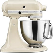 KitchenAid Artisan, 5-Qt Tilt Head Stand Mixer, KSM150PS, Almond Cream