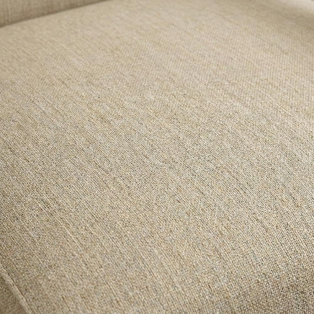 Textured Fabric-Upholstered Accent Chair with Arms by Starlight Canyon Home – Textured, Brown