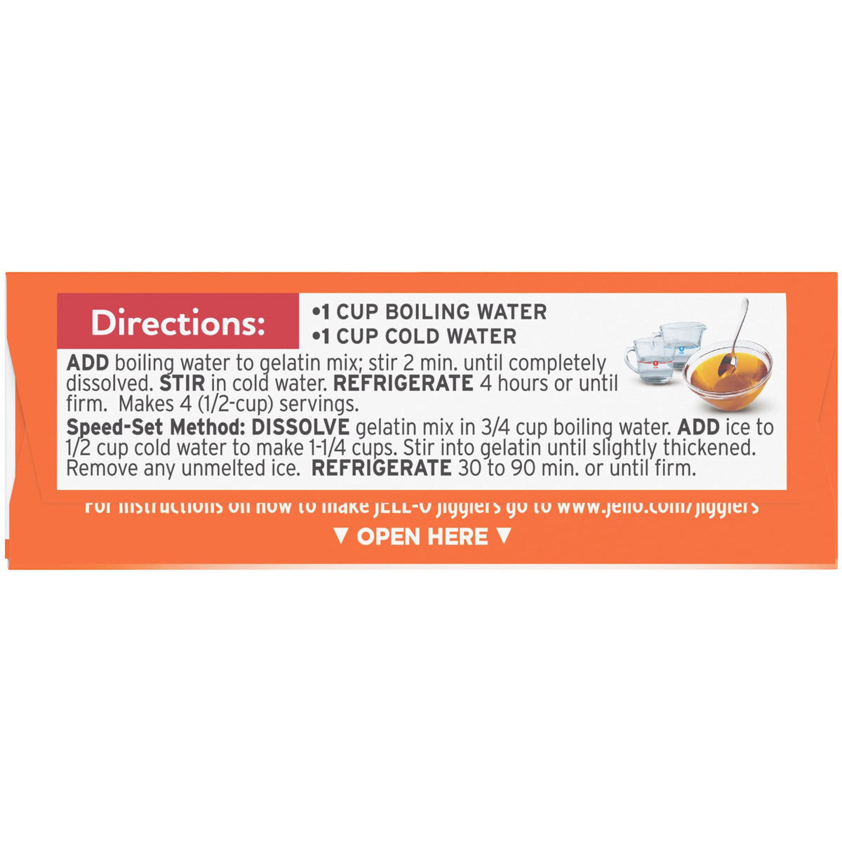 Jell-O 3 Ounce (Pack of 6) / 6 Gelatin