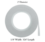 MV Magna Visual White / 1/8" Width / 1 Transparent Tape