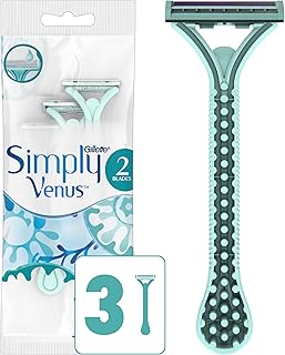 Gillette Simply Venus 2 Disposable Razors, 3 Count