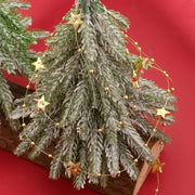5M Decorative Star Beads Chain Christmas Tree Wreath Garland Wedding Party DIY Glitter Bead String New Year Home Decorations（Gold） by Generic – Plastic, Gold, Model WHYJ-ZCL111