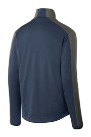Active Colorblock Soft Shell Jacket. J by Port Authority – Cotton, Dress Blue Navy/ Grey Steel, Model 1107522