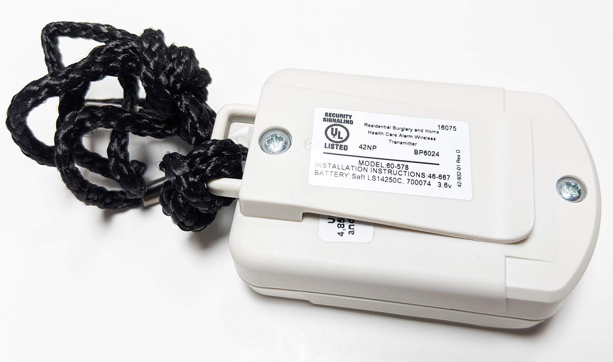NX475 -, ITI, Caddx Wireless Panic Pendant by GE – Model 60-578-10-95