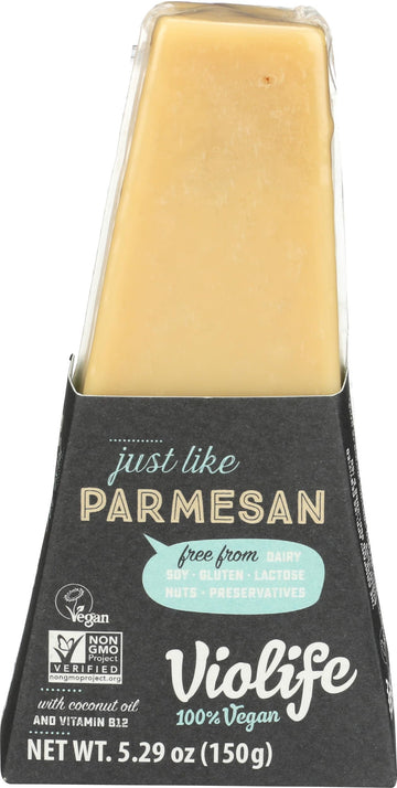 Wedge Just Like Parmesan, 5.29 Ounce by Violife – 5.29 Ounce (Pack of 1)