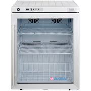 Undercounter Laboratory Refrigerator by Global Industrial – 22.81"L x 19.5"W x 26"H, 2.4 cubic_feet, White, Model 2453700