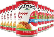 Dei Fratelli Sloppy Joe Sauce (15oz - 12 pack) - Vine-Ripened Tomatoes - No Water, No Corn Syrup, Non GMO, Gluten-Free