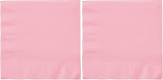 Creative Converting Luncheon Napkin, One size, Classic Pink (Pack of 2)