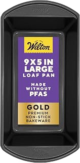 Wilton Gold Non-Stick Loaf Pan, Made Without PFAS, 9 x 5 in.