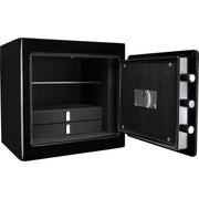 White Keypad Dark Interior Jewelry Safe by Barska – 1.01 cubic_feet, Alloy Steel, Black, Model AX12732