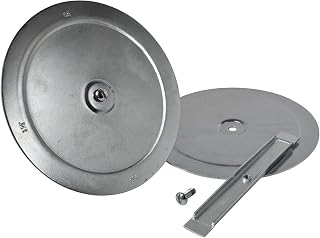 Gardner Bender KO701 Metal Knockout Seal, ½ Inch Conduit Size, Marked Size, Rust-Proof Galvanized Steel, 16 AWG Steel, ⅜ Inch Thread, Embossed - Self Centering, 100 Pk, KO709