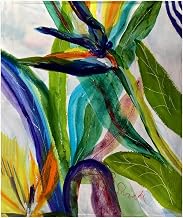 Betsy Drake Teal Paradise II Throw